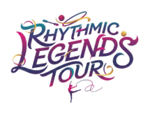 logotipo rhythmic legends contorno blanco transparente